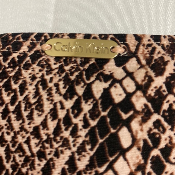 NWOT CALVIN KLEIN Women's Snakeskin Print Bikini Bottom Size XL - Picture 4 of 5